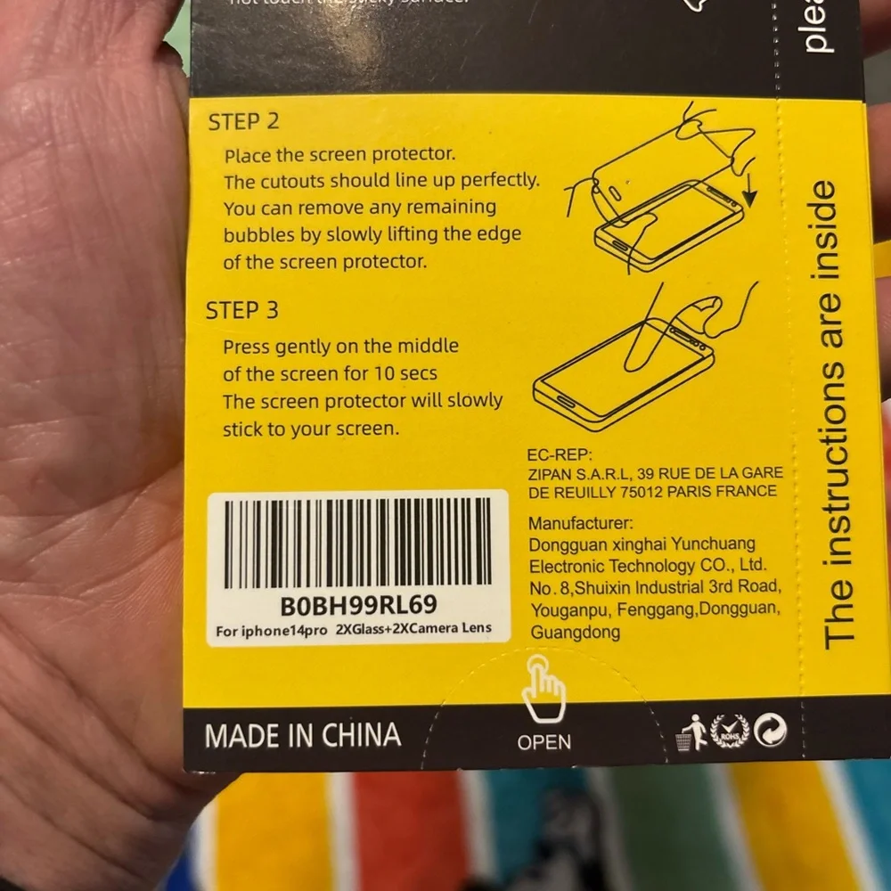 iPhone 14 Pro 9H Tempered Glass Screen Protectors